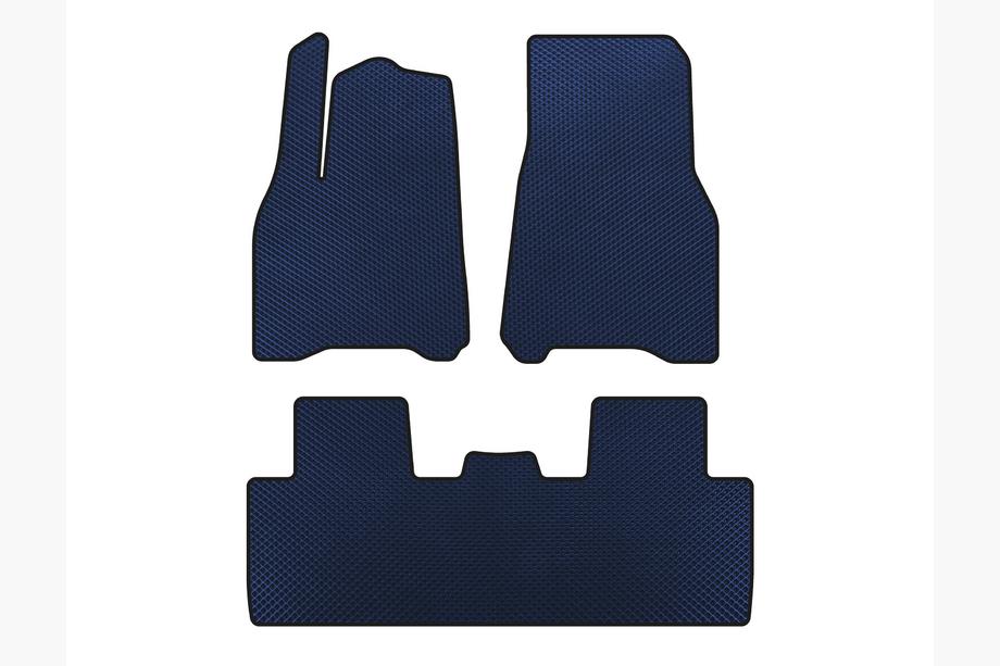 Tesla Model Y 2020- Alfombrillas EVA (2020-2024, Azul) Image
