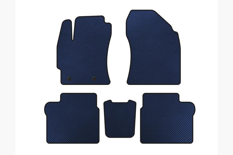 Toyota Corolla 2013-2019 Alfombrillas EVA (2016-2019, SD, Azul) Image