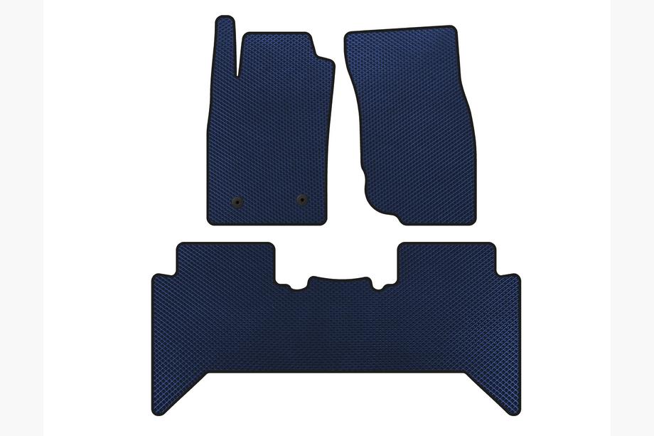 Toyota Hilux 2006-2015 Alfombrillas EVA V2 (Azul) Image