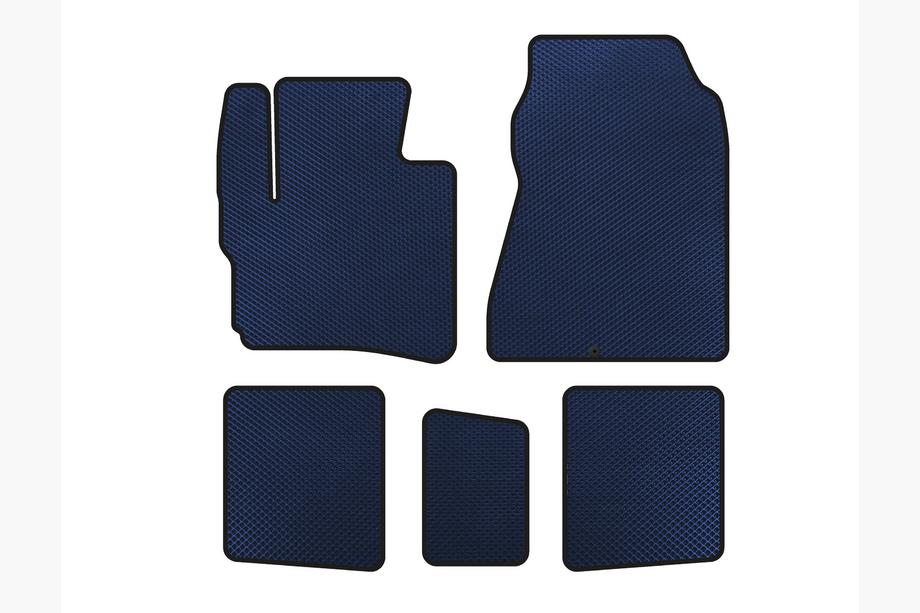 Toyota IQ 2008-2015 Alfombrillas EVA (HB, Azul) Image