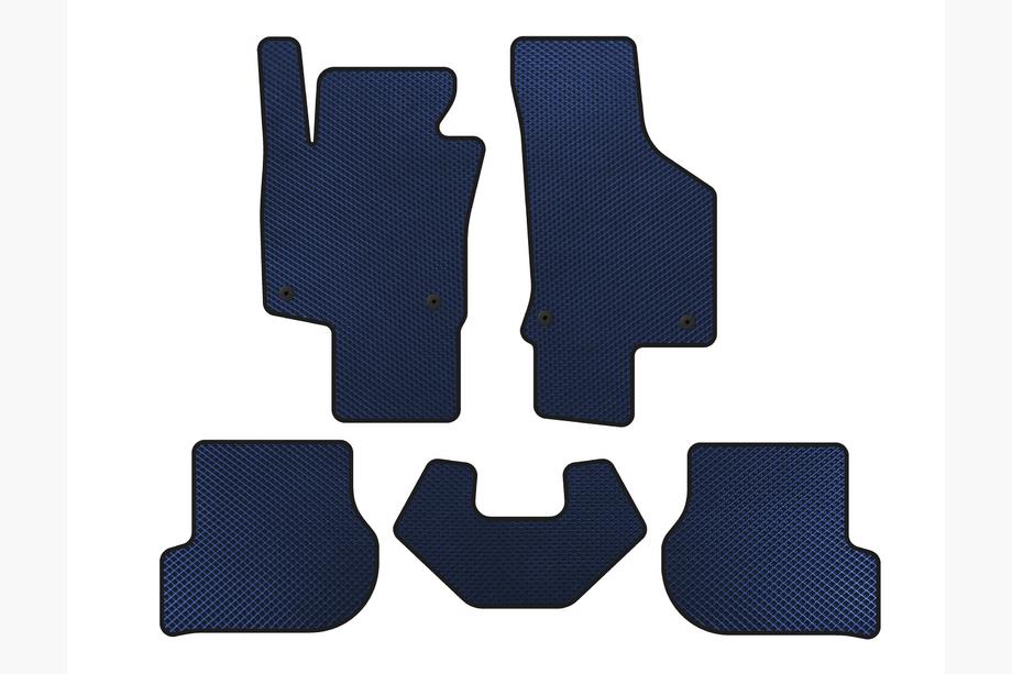 Volkswagen Scirocco 2008-2017 Alfombrillas EVA (HB, 3 Puertas, Azul) Image