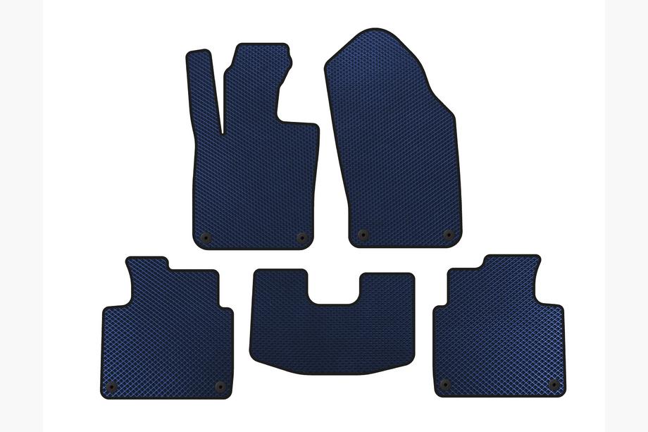 Volvo S90/V90 2016- Alfombrillas EVA (SD, Base Corta, Azul) Image