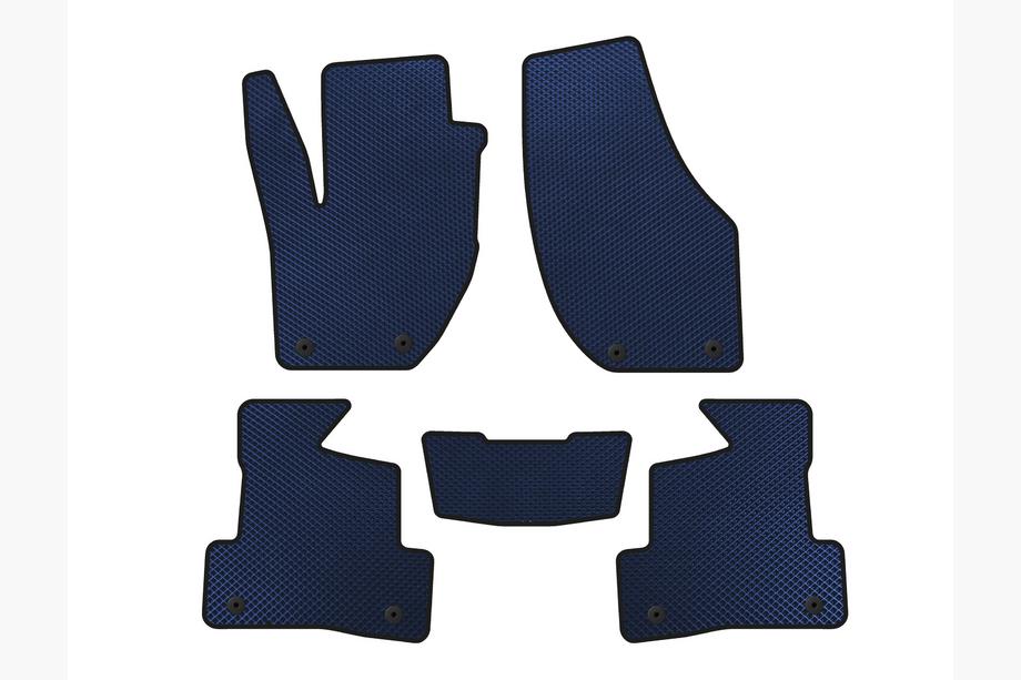 Volvo V40 2012- Alfombrillas EVA (2012-2016, HB, Azul) Image