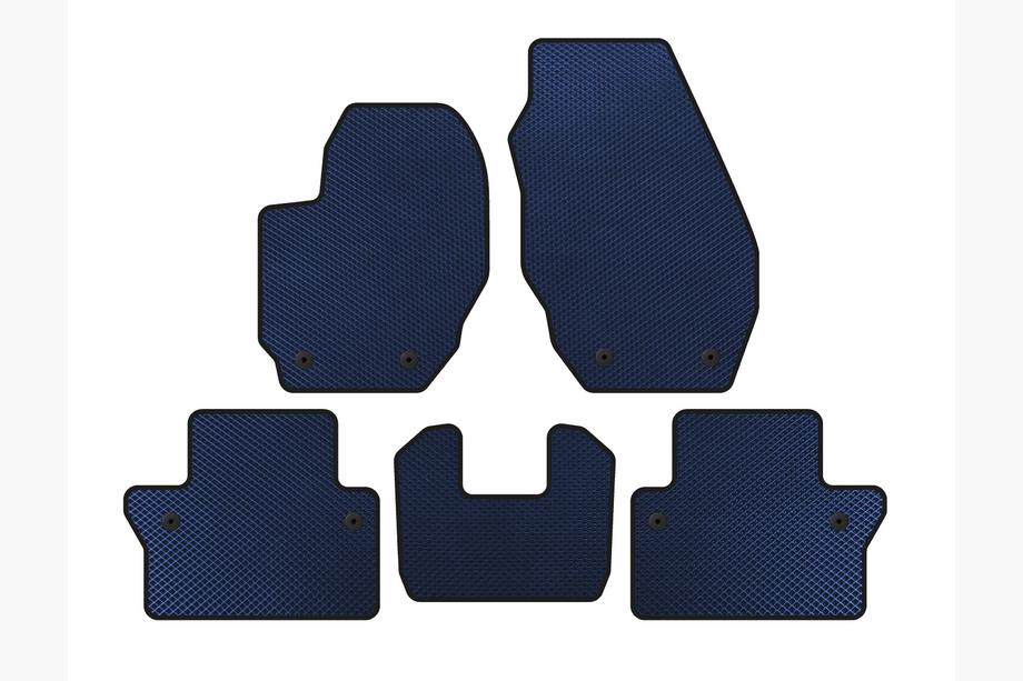 Volvo V70 2007-2013 Alfombrillas EVA (Azul) Image