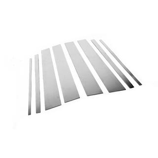 Molduras de Acero Inoxidable para Pilares de Puerta (8 uds) Toyota Land Cruiser Prado 150 2009-2023 foto 4