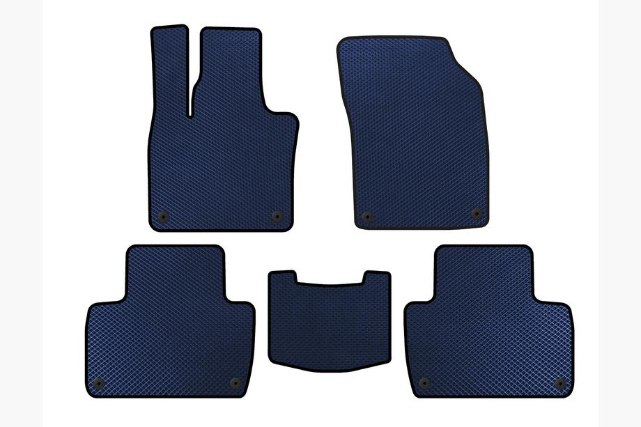 Volvo XC90 2015- Alfombrillas EVA (2 Filas, Azul) Image