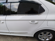 Citroen C-Elysee 2013-2022 Molduras de ventanas acero inoxidable foto 2