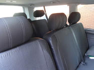 Volkswagen T5 Transporter 2003-2010 Fundas de Asientos de Coche (Polipiel↗Tela, Premium) foto 5