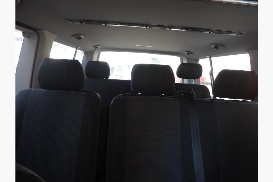 Volkswagen T5 Transporter 2003-2010 Fundas de Asientos de Coche (Polipiel↗Tela, Premium) Juego Completo Interior ↗ Asientos Delanteros (2↗1) Foto 7