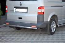Volkswagen T5 Multivan 2003–2010 Barra Trasera AK002 (Acero Inoxidable) foto 4