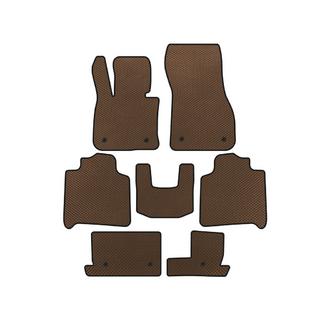 Alfombrillas EVA (Para F46, 3 Filas, Marrón) BMW 2 Series Active Tourer F45/F46 2014-2021