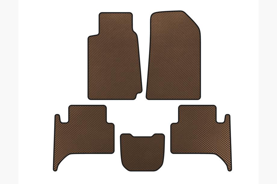 Chevrolet Trailblazer 2012-2019 Alfombrillas EVA (2 Filas, Marrón) Image