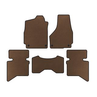 Alfombrillas EVA (2009+, 5 plazas/Cabina Doble, Marrón) Dodge RAM (DS/DJ/D2) 2009–2024