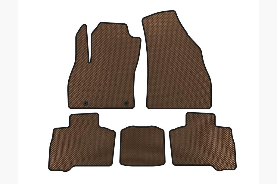 Fiat Fiorino/Qubo 2008-2024 Alfombrillas EVA (para Qubo, 2016+, Marrón) Image