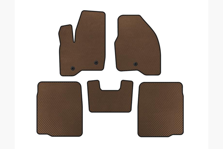 Ford Explorer 2011-2019 Alfombrillas EVA (2 Filas, 2011-2015, Marrón) Image