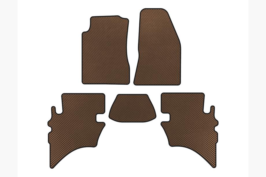Ford Ranger 2002-2006 Alfombrillas EVA (Marrón) Image