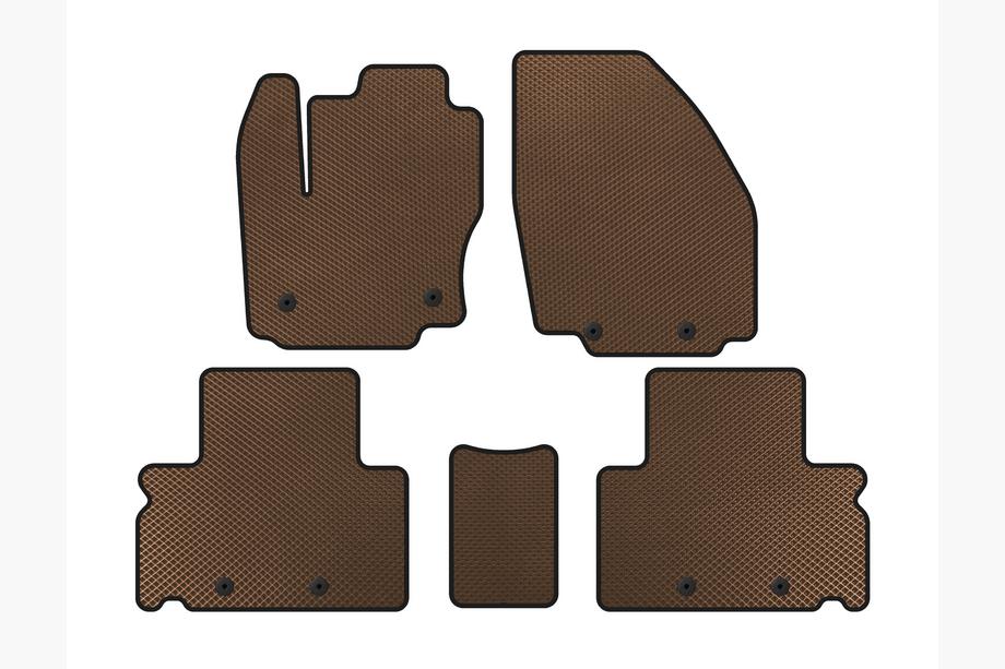 Ford S-Max 2007-2014 Alfombrillas EVA (Marrón) Image