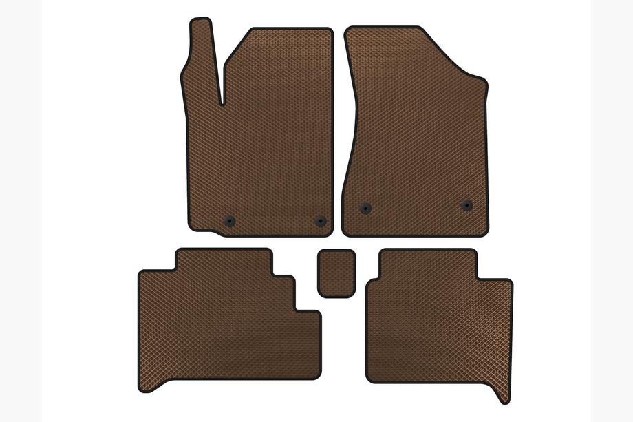 Geely GC-5 2010-2015 Alfombrillas EVA (HB, Marrón) Image