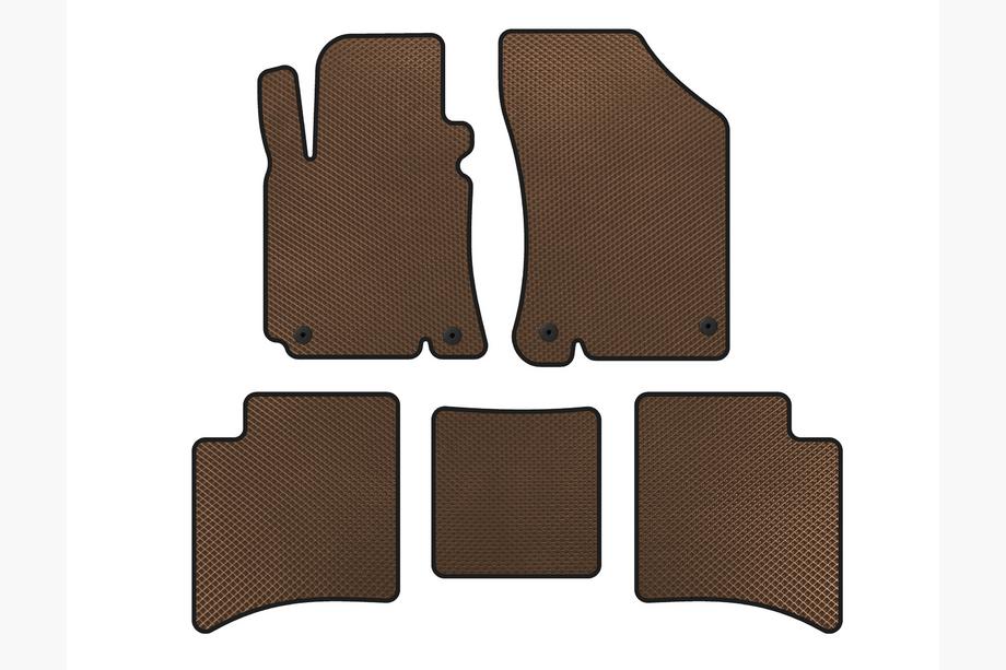 Geely MK Cross 2010-2016 Alfombrillas EVA (Marrón) Image