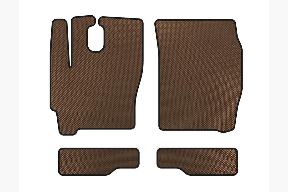 Iveco Eurocargo 2002-2008 Alfombrillas EVA (Marrón) Image