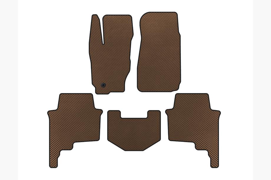 Jeep Commander 2005-2010 Alfombrillas EVA (Marrón) Image
