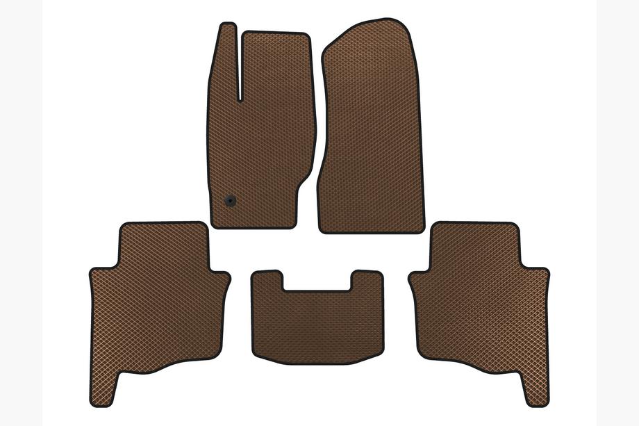 Jeep Grand Cherokee WK 2004-2010 Alfombrillas EVA (Marrón) Image