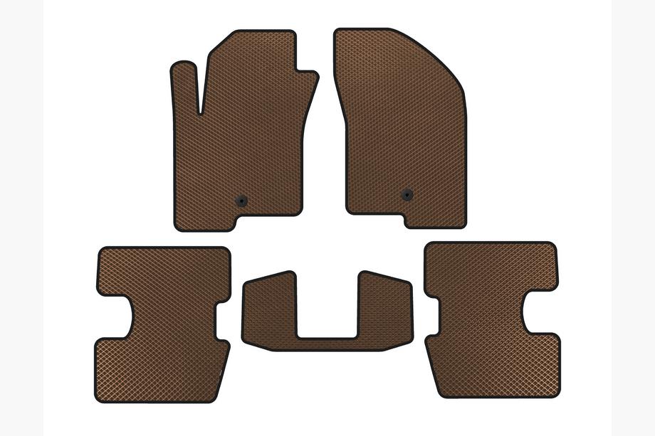 Jeep Patriot 2007-2016 Alfombrillas EVA (Marrón) Image