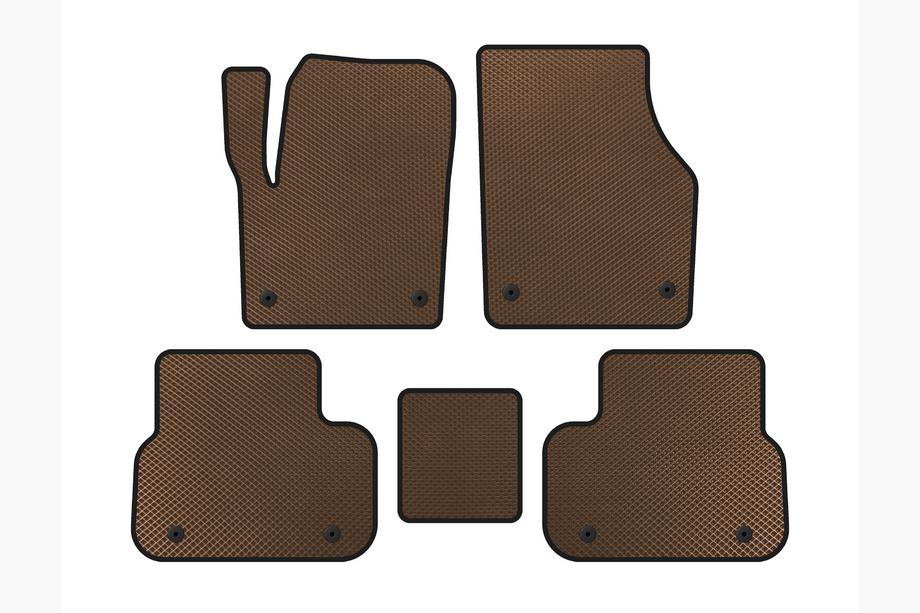 Land Rover Discovery Sport 2014- Alfombrillas EVA (2014-2019, 2 Filas, Marrón) Image