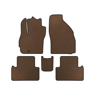 Alfombrillas EVA (2 Filas, 7 Plazas, Marrón)