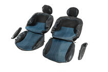 Peugeot Partner Tepee 2008-2018 Fundas de Asientos de Coche (Tela y Cuero Sintético, Premium) Asientos Delanteros foto 7