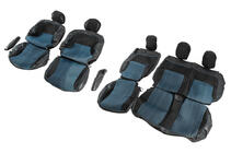 Peugeot Partner Tepee 2008-2018 Fundas de Asientos de Coche (Tela y Cuero Sintético, Premium) Asientos Delanteros foto 2