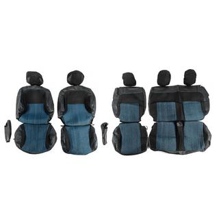 Fundas de Asientos de Coche (Tela y Cuero Sintético, Premium) foto 1