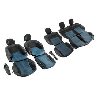 Fundas de Asientos de Coche (Tela y Cuero Sintético, Premium) foto 3