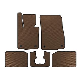 Alfombrillas EVA (para S F55, 5 puertas, Marrón) Mini Cooper F55/56/57 2014-2023