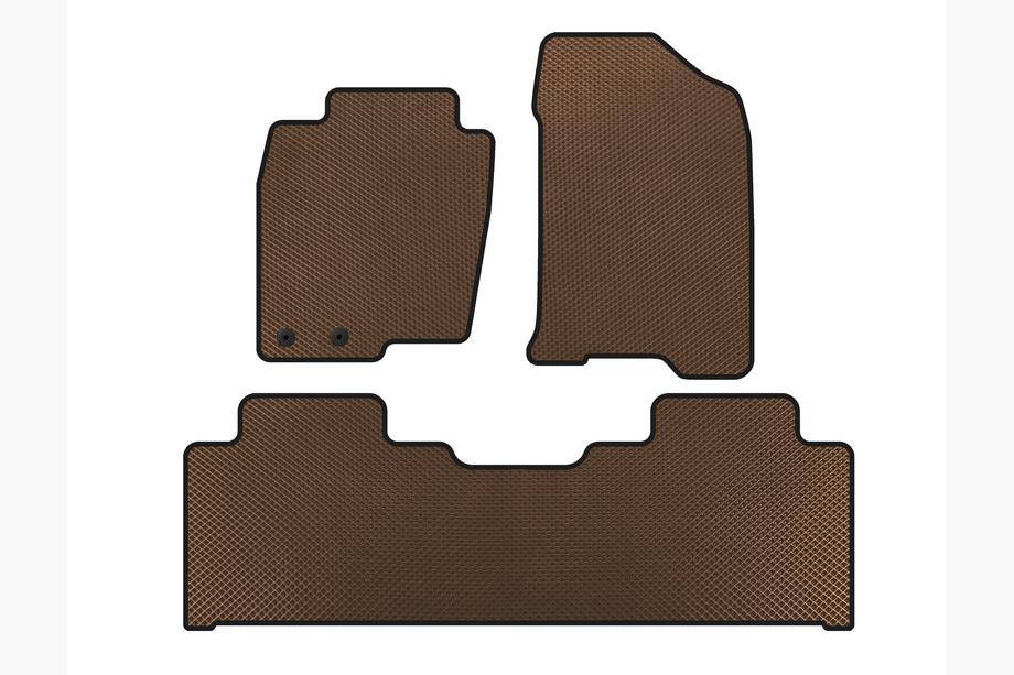 Nissan Navara/NP300 2016- Alfombrillas EVA V1 (Marrón) Image