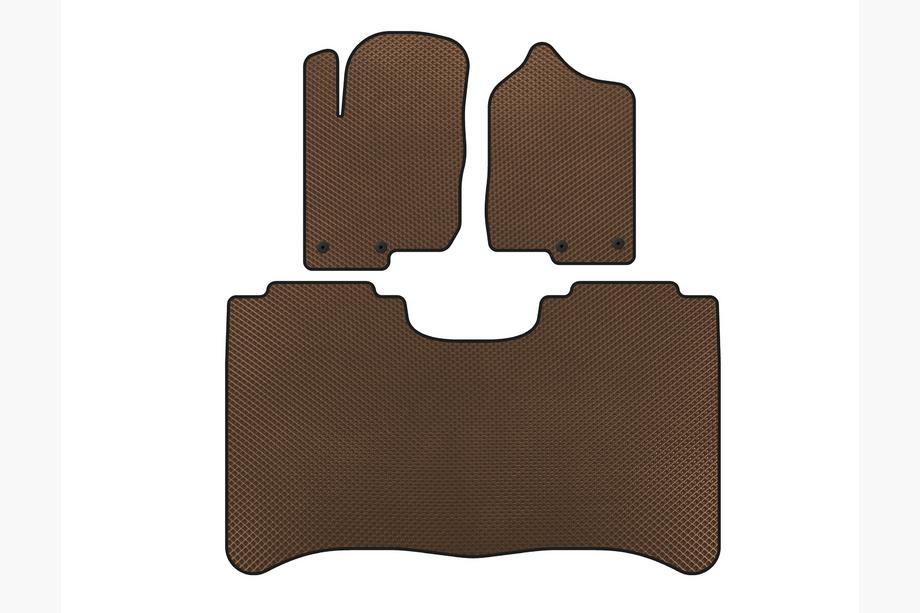 Nissan Titan 2004-2011 Alfombrillas EVA (Marrón) Image