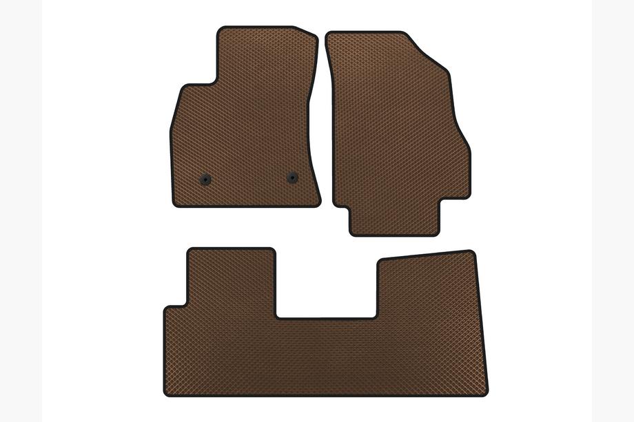 Opel Combo 2012-2018 Alfombrillas EVA (Marrón) Image