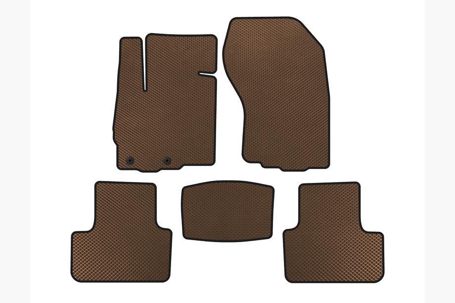 Peugeot 4008 2012-2017 Alfombrillas EVA (Marrón) Image