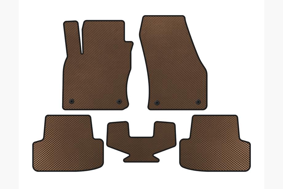 Seat Ateca 2016- Alfombrillas EVA (Marrón) Image