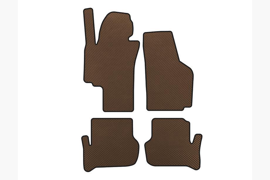Seat Toledo 2005-2012 Alfombrillas EVA (Marrón) Image