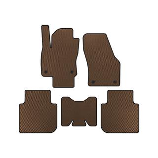 Alfombrillas EVA (5 Plazas/Automático, Marrón)