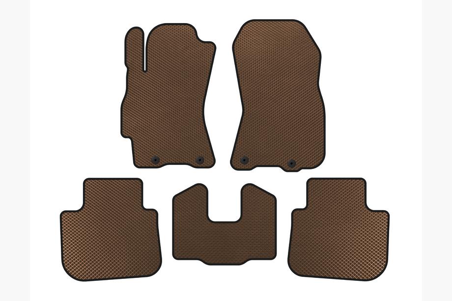 Subaru Outback 2009-2014 Alfombrillas EVA (Marrón) Image