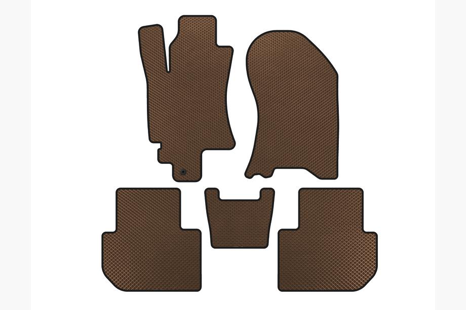 Subaru Tribeca 2005-2014 Alfombrillas EVA (Marrón) Image