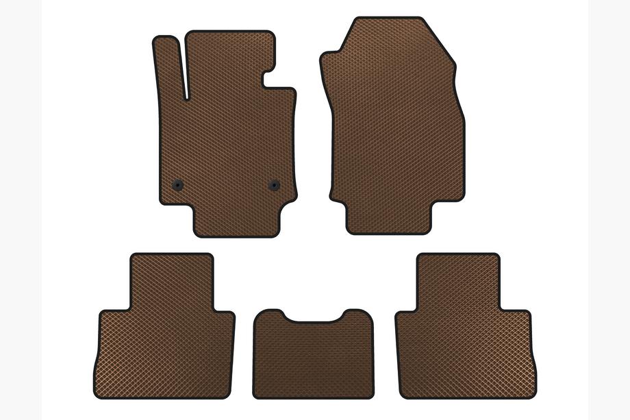 Toyota Rav 4 2019–2025 Alfombrillas EVA (Marrón) Image