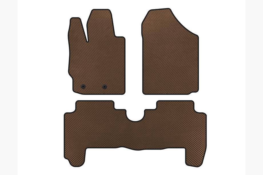 Toyota Yaris 2006-2011 Alfombrillas EVA (HB, 5 puertas, Marrón) Image