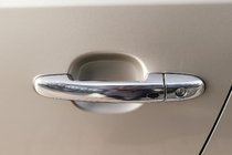 Suzuki Grand Vitara 2005-2017 Cubiertas Cromadas para Manijas de Puerta (5 uds, Acero Inoxidable, con Chip) foto 1