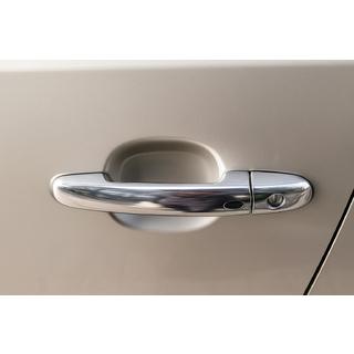Cubiertas Cromadas para Manijas de Puerta (5 uds, Acero Inoxidable, con Chip) Suzuki Grand Vitara 2005-2017 foto 1