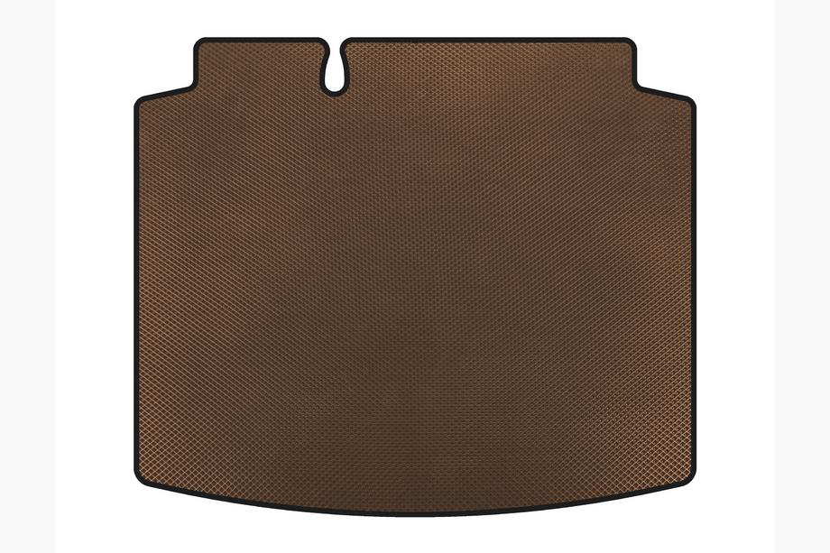 Seat Leon 2005-2012 Alfombrilla de maletero (HB, 5 puertas, Marrón) Image