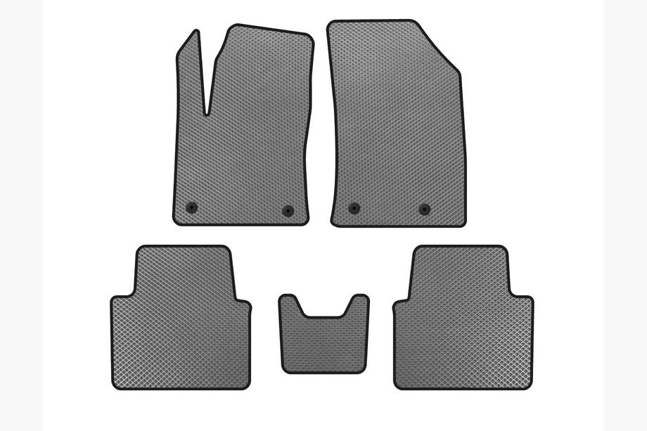 Citroen C-3 Aircross 2017-2024 Alfombrillas EVA (Gris) Image