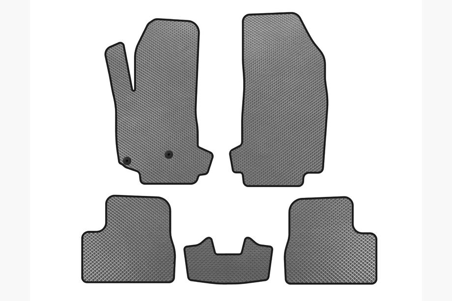 Citroen DS-3 2009-2016 Alfombrillas EVA V-2 (Gris) Image